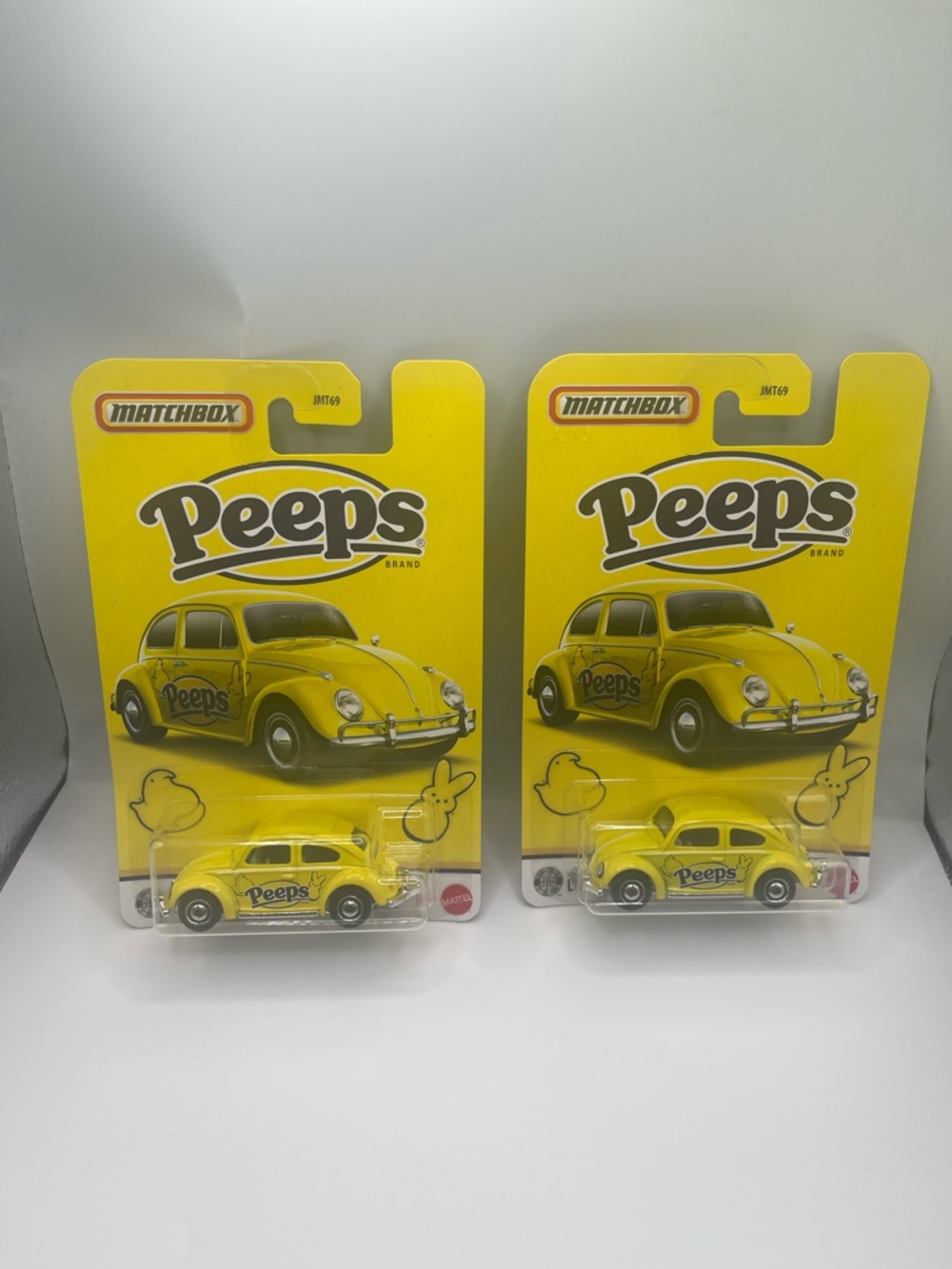 Matchbox '62 Volkswagen Beetle Peeps Set of 2
